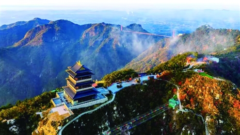 秋冬交替时节,正是天蒙景区一年中最富诗意的时刻 景区供图